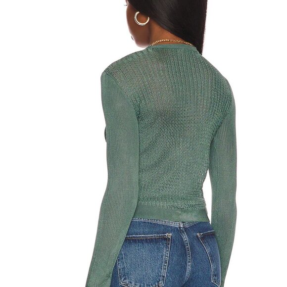 NWT Free People H20 Crew Pullover Small in jaded - Picture 4 of 7